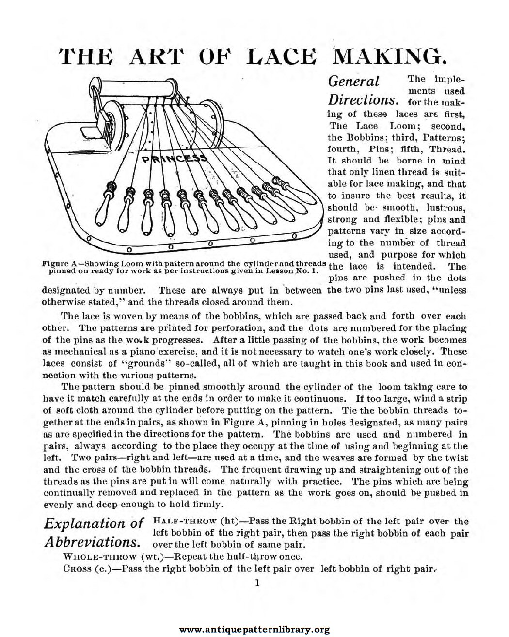 6-DA027 American Lace Maker (Illustrated) Vol. 1 and Vol. 2.