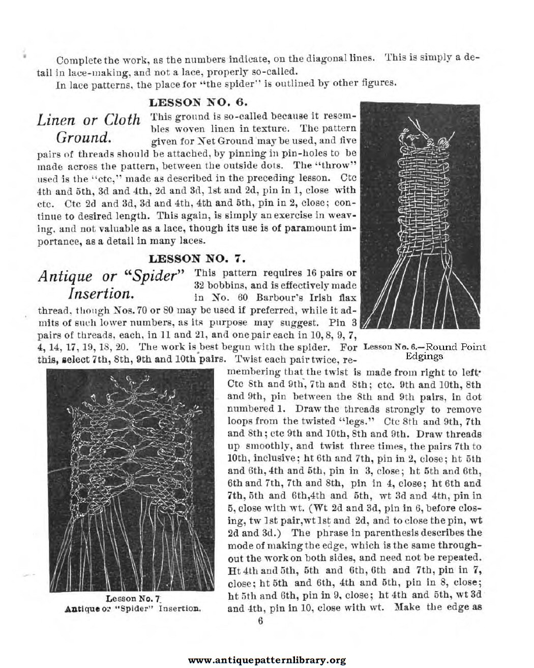 6-DA027 American Lace Maker (Illustrated) Vol. 1 and Vol. 2.