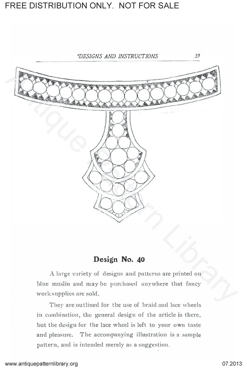 6-DS001 Teneriffe Lace Designs and Instructions.