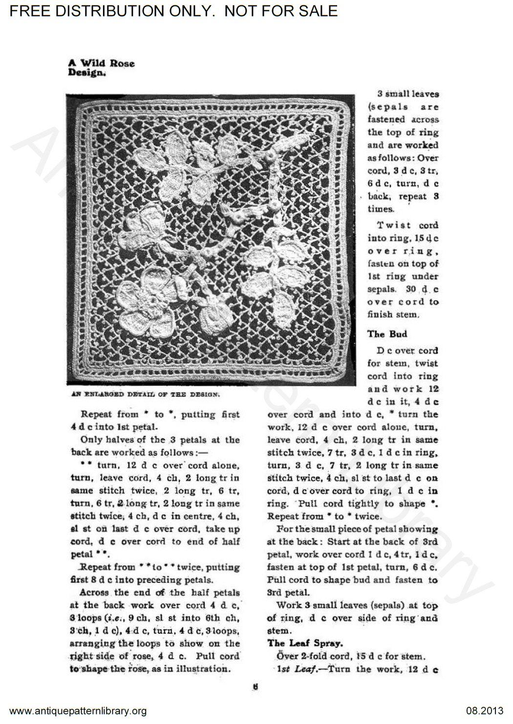 6-EN001 The Home Art Series Artistic Crochet