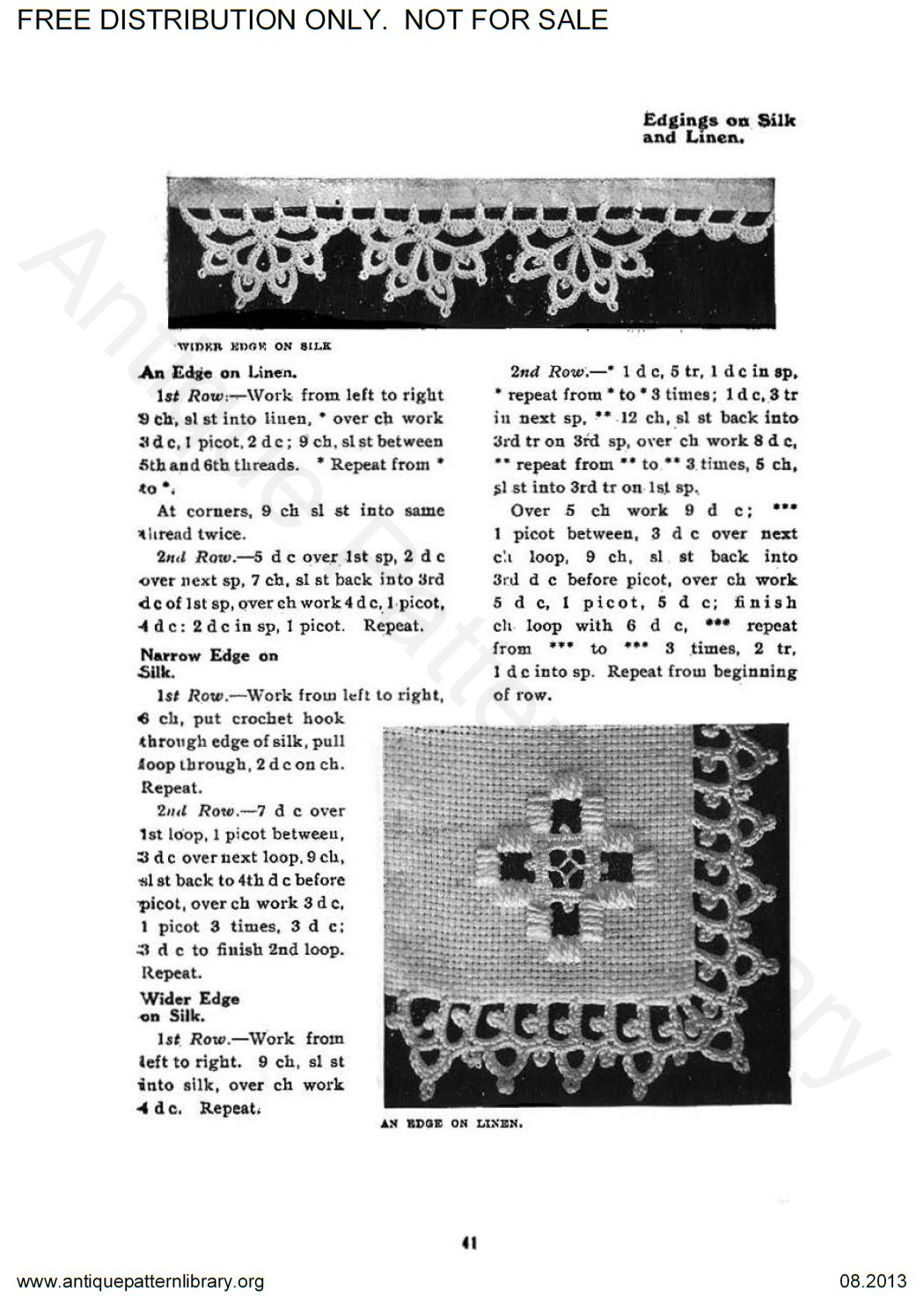 6-EN001 The Home Art Series Artistic Crochet