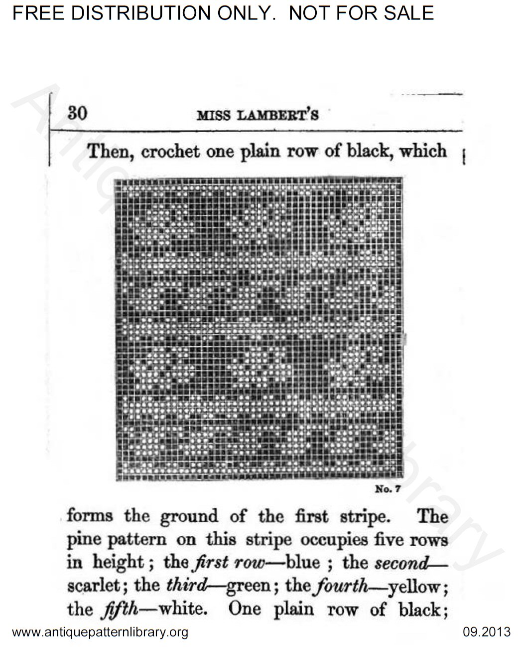 6-JA007 My Crochet Sampler.