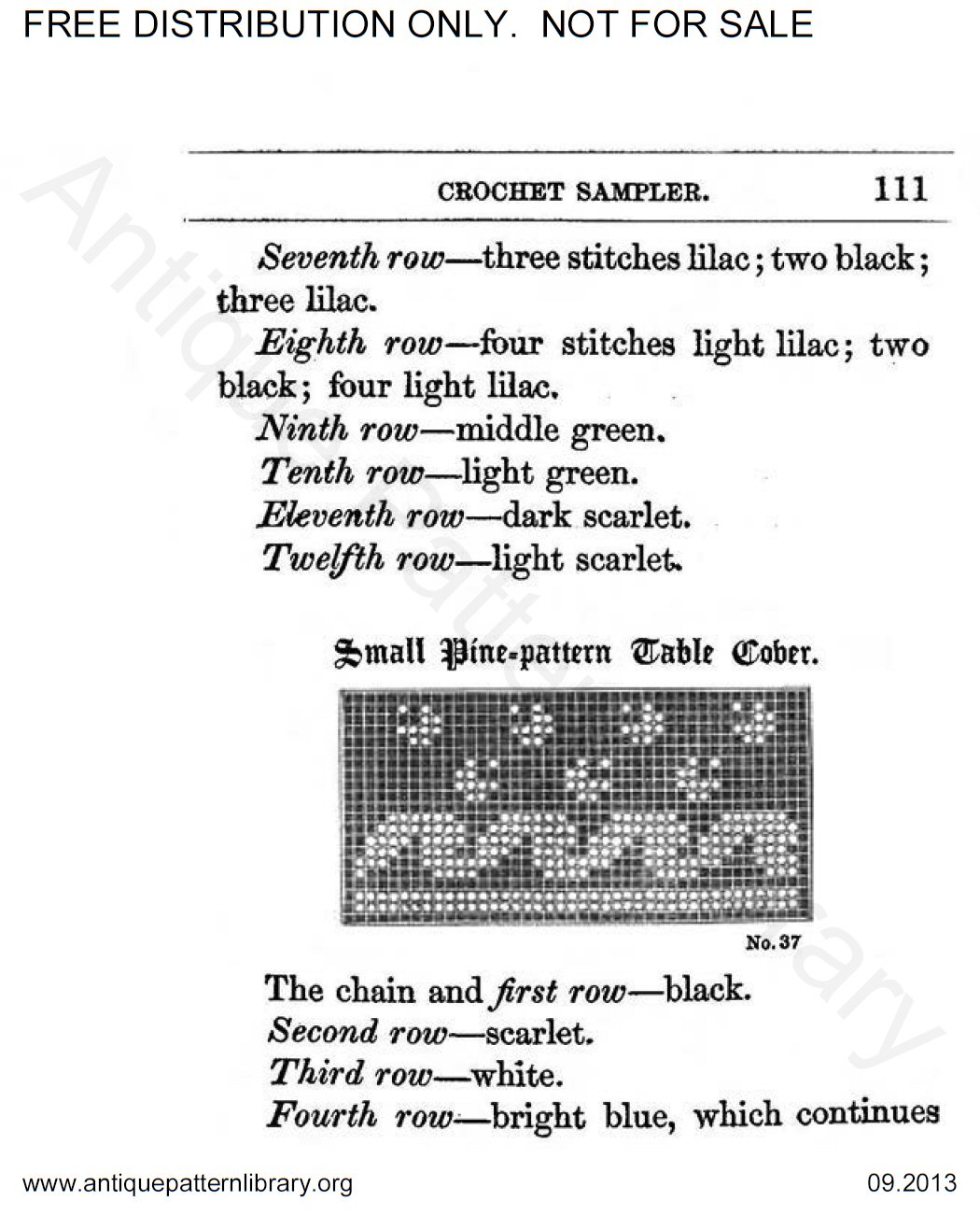 6-JA007 My Crochet Sampler.