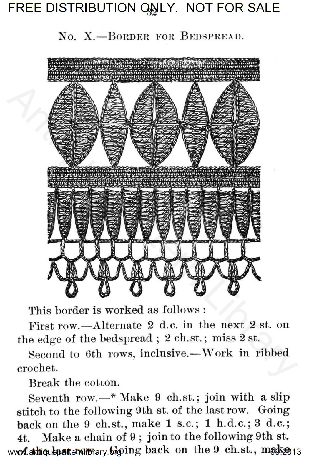 6-JA009 Miscellaneous Designs for Crochet Work, Illustrated