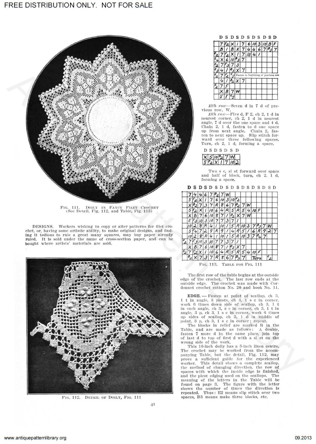 6-JA018 The Priscilla Filet Crochet Book No. 2