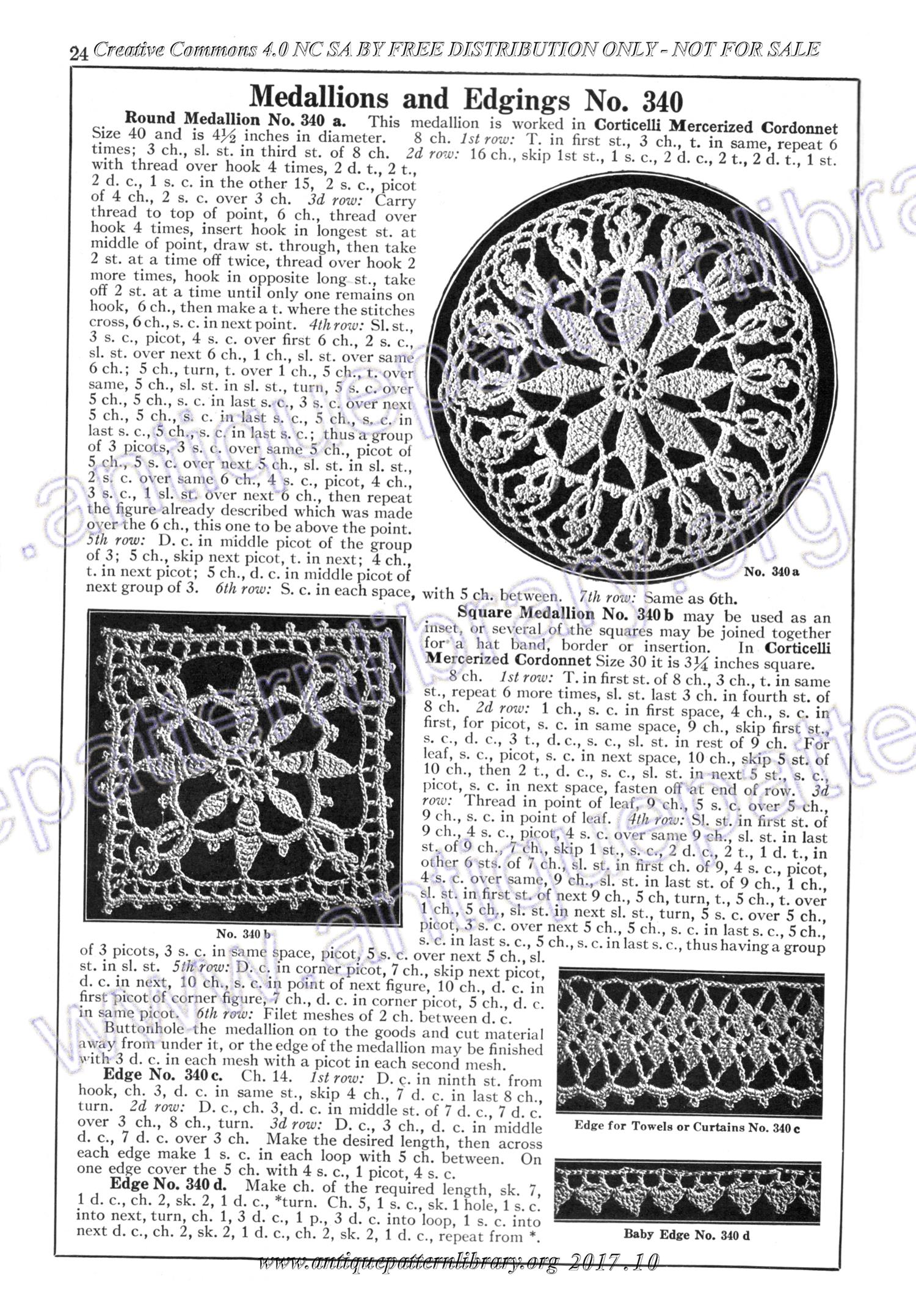 6-JA023 Lessons in Crochet