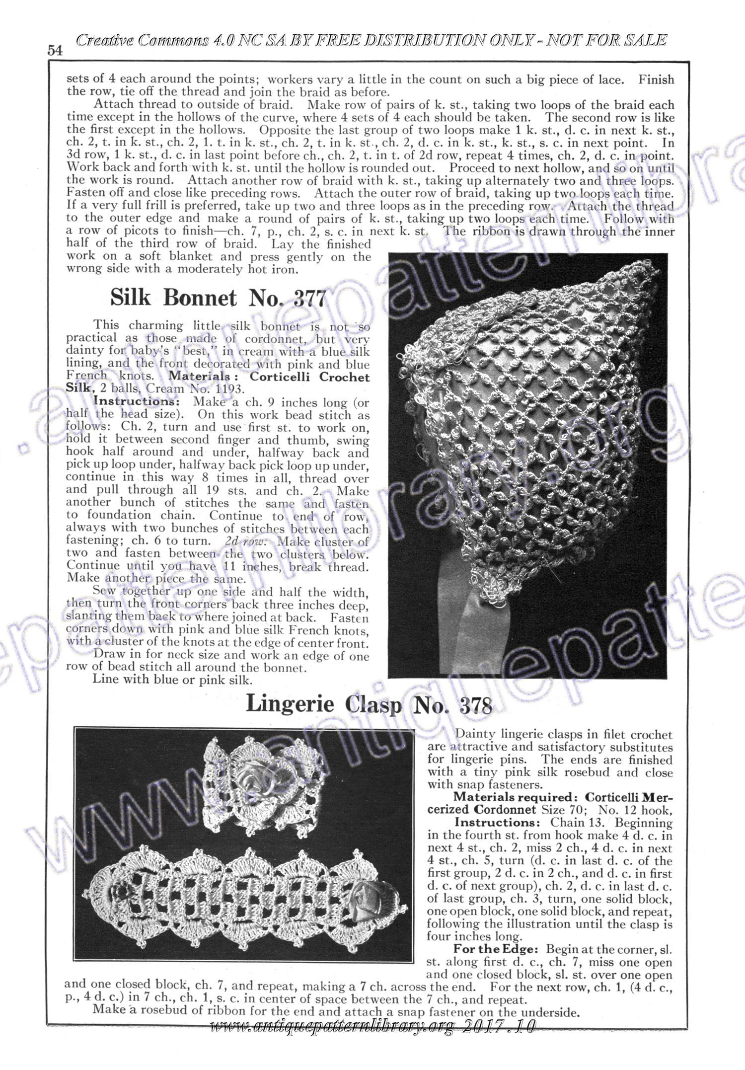 6-JA023 Lessons in Crochet