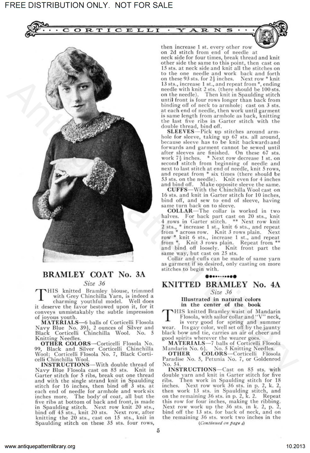 6-JA038 Corticelli Knitting and Crochet Book No. 18.