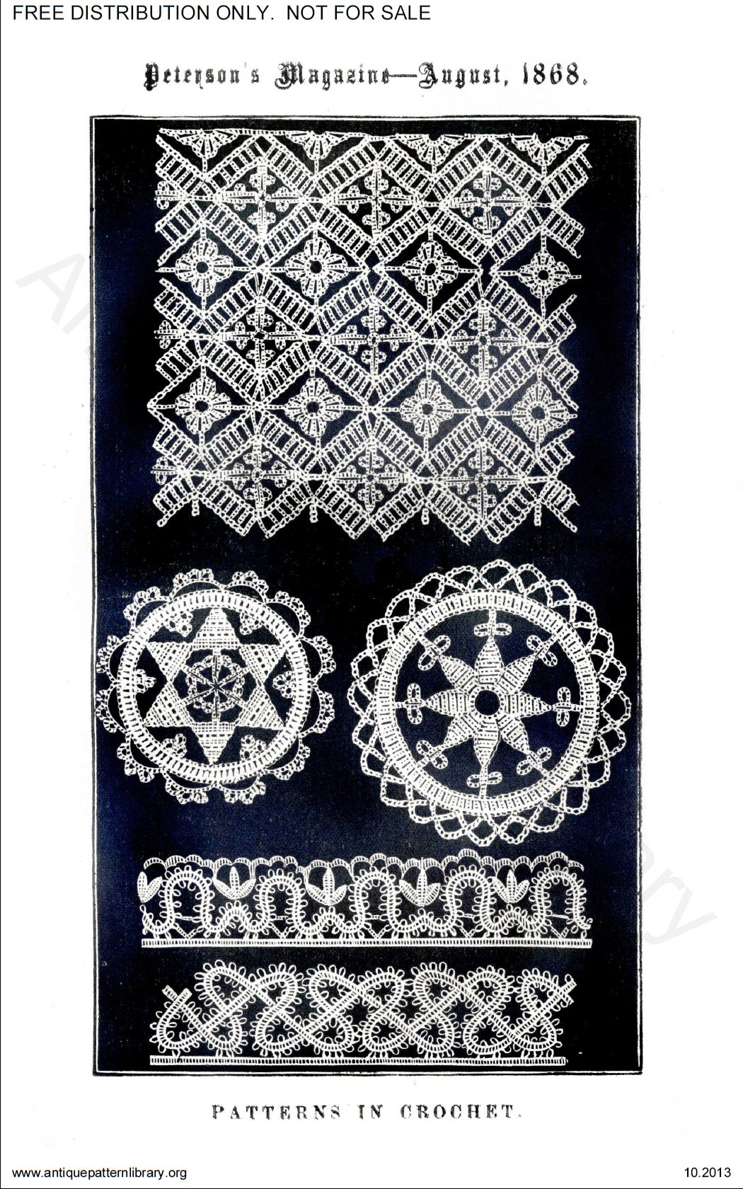 6-JA045 Patterns in Crochet,