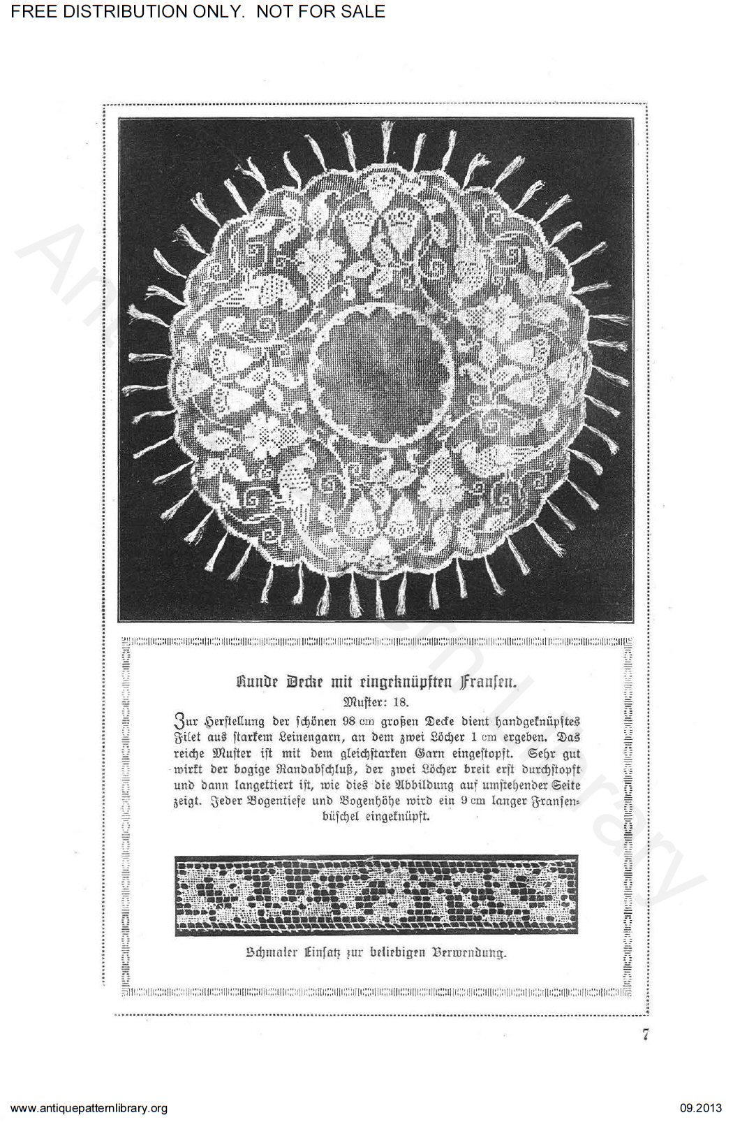 6-SW001 Filet-Arbeiten,