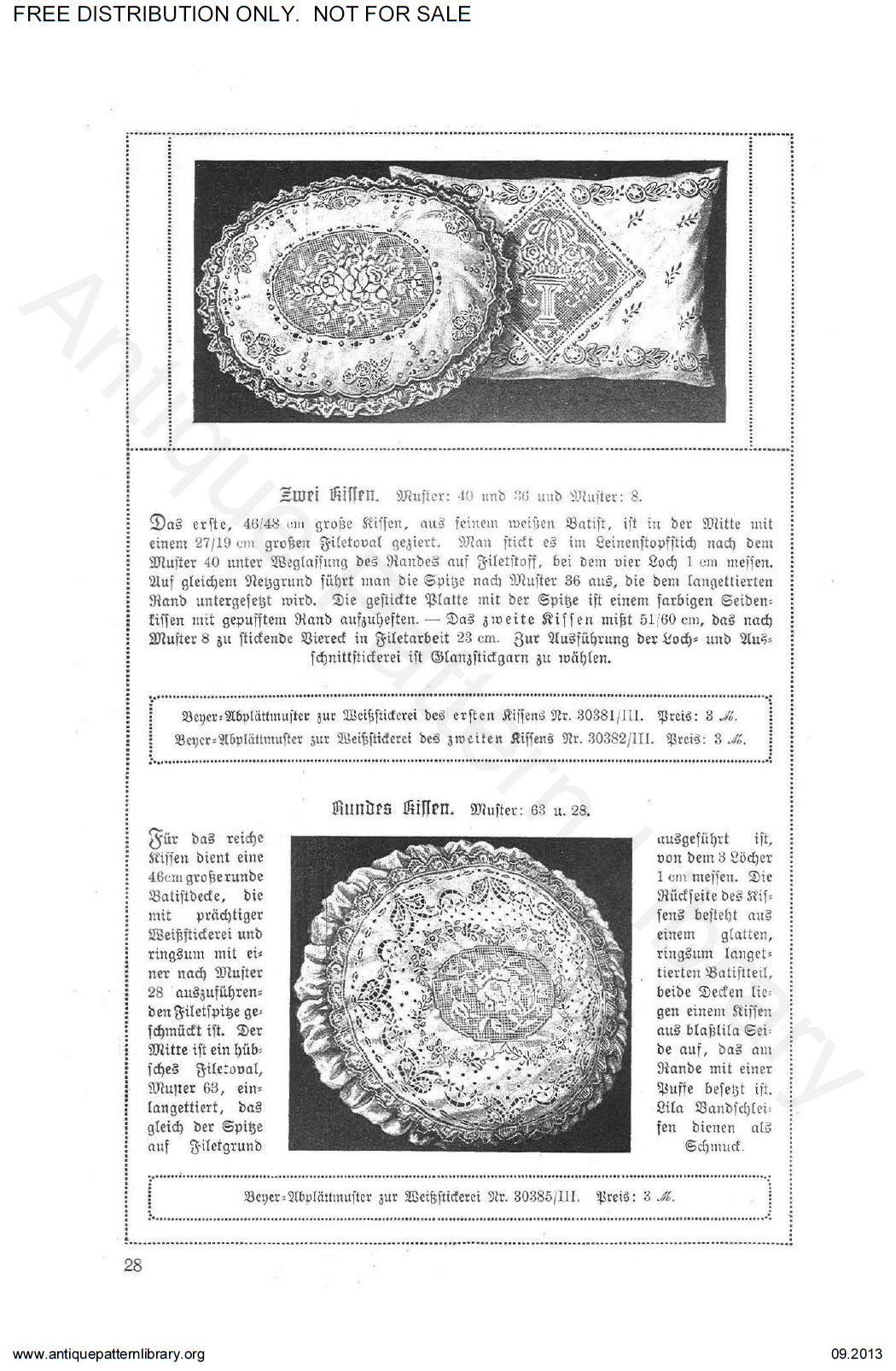 6-SW001 Filet-Arbeiten,