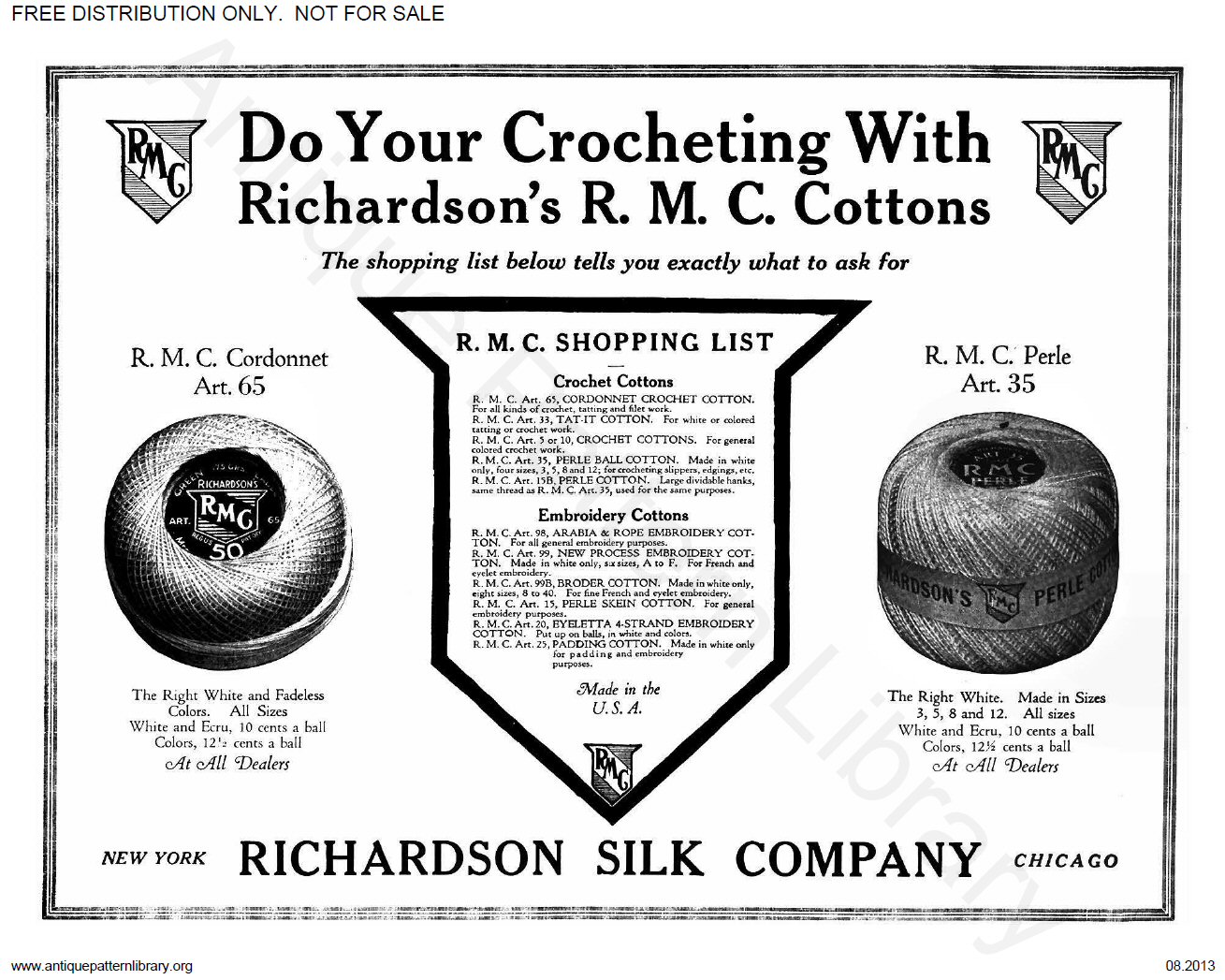 6-TA002 Richardson's Crochet Yokes