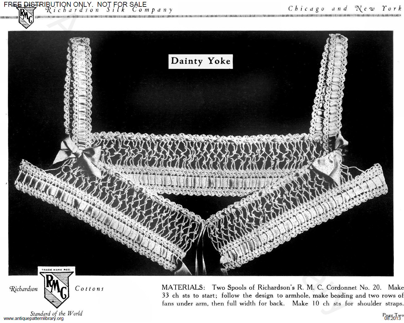 6-TA002 Richardson's Crochet Yokes