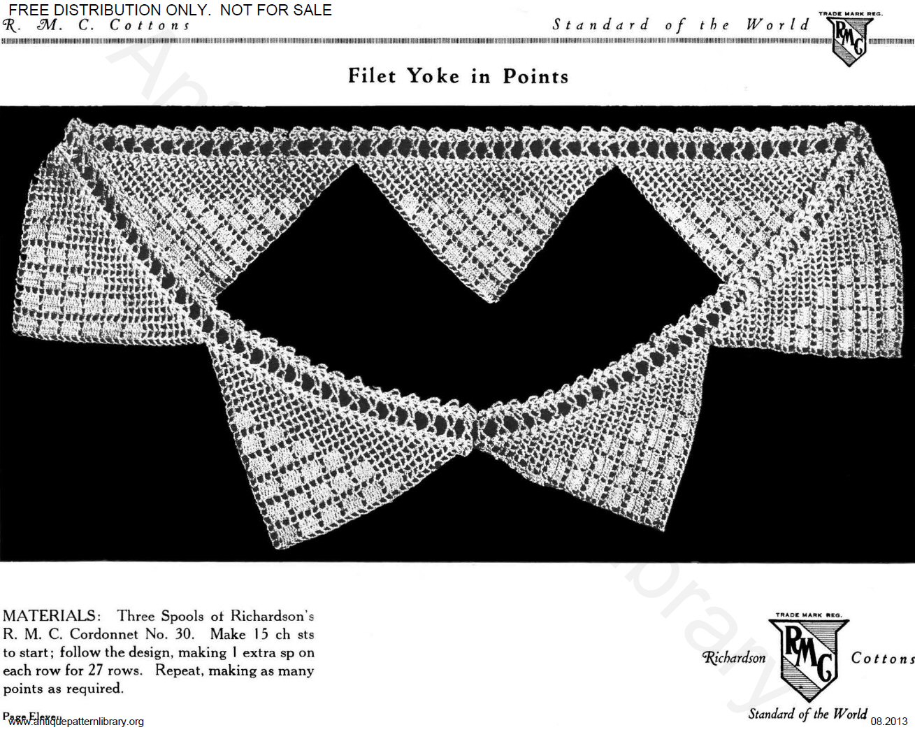 6-TA002 Richardson's Crochet Yokes