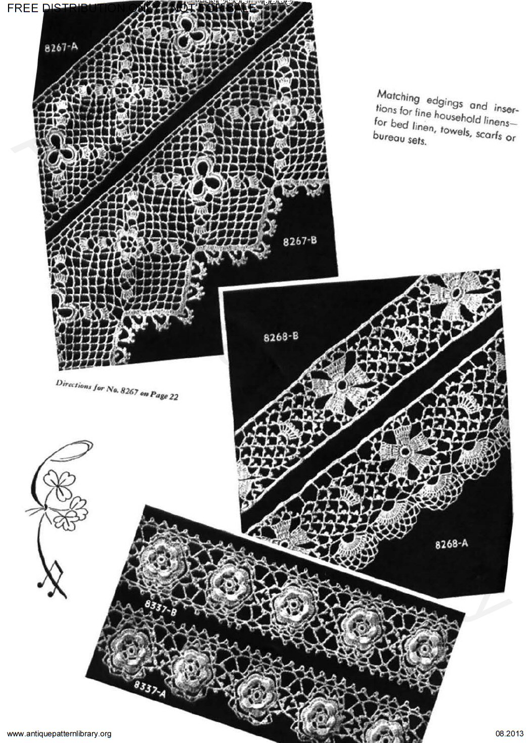 6-TA008 Irish Crochet Lace Book No. 132