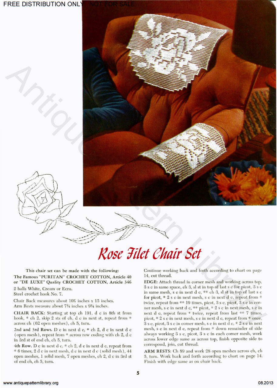 6-TA015 Star Chairback Book No. 105