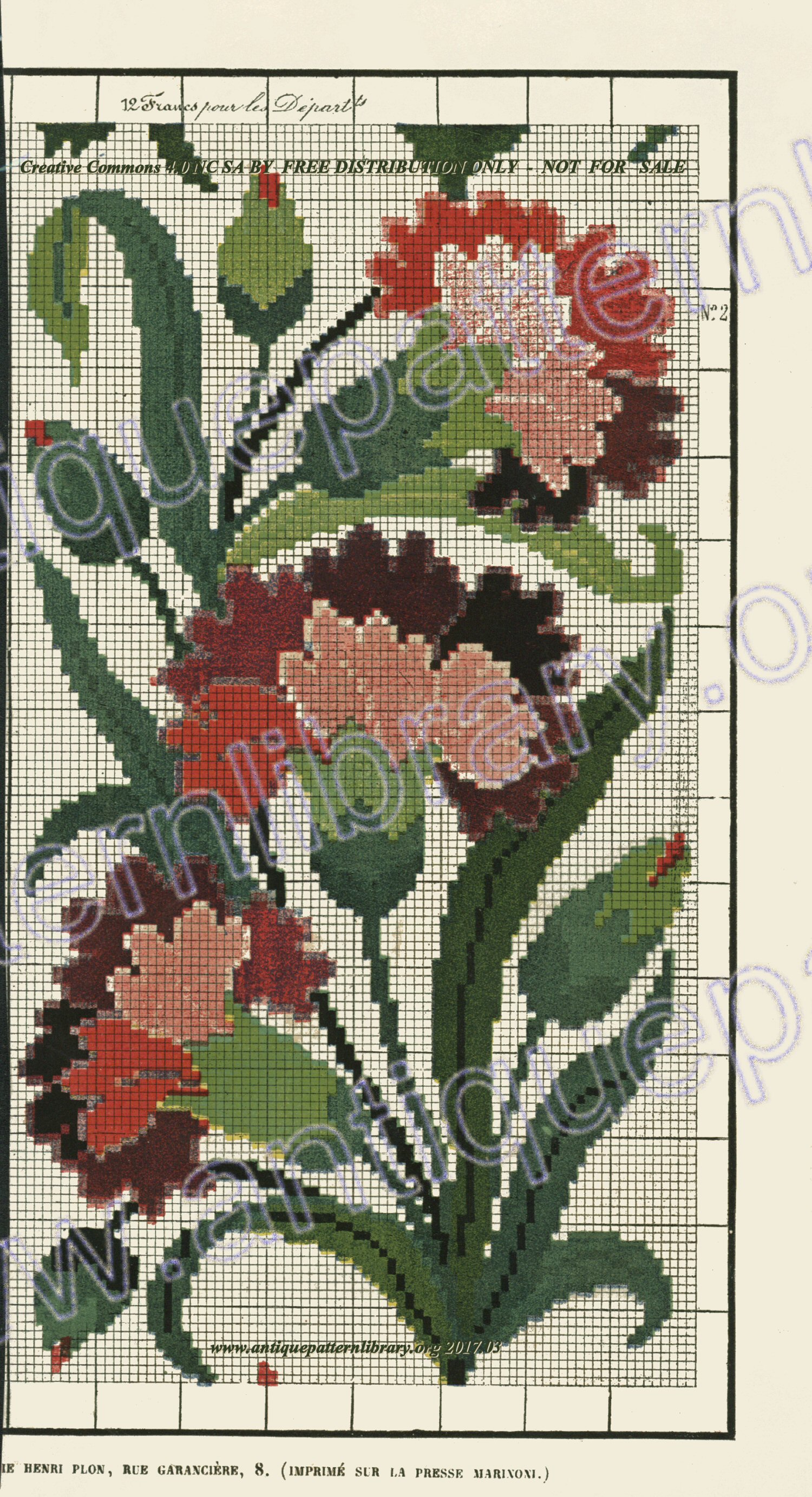 A-MH109 Carnation border