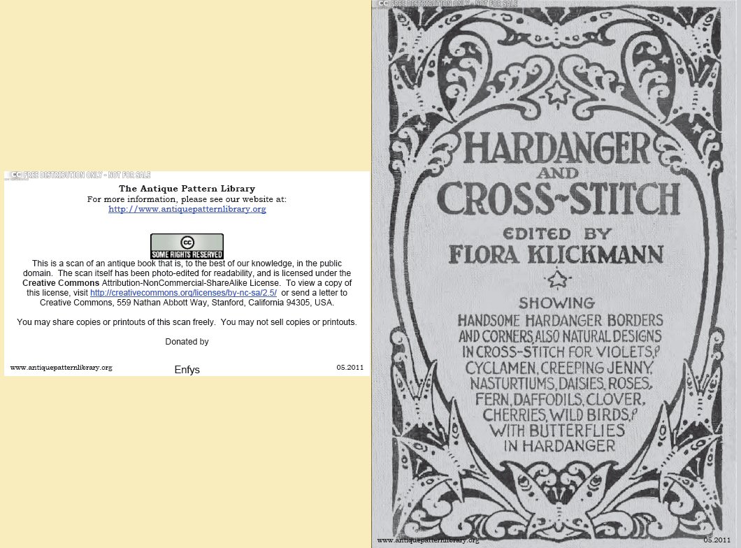 Apl B En001 Flora Klickmann Hardanger And Cross Stitch