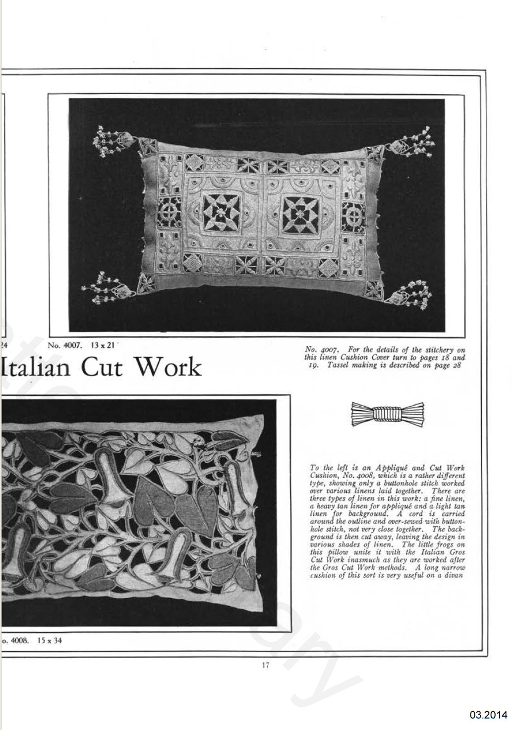 B-JA044 Priscilla Italian Cut Work Book 