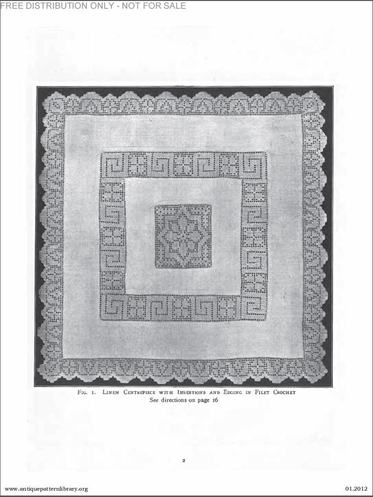 Priscilla Crochet Book Edges and Insertions