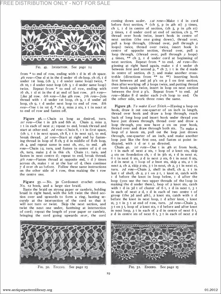 Priscilla Crochet Book Edges and Insertions