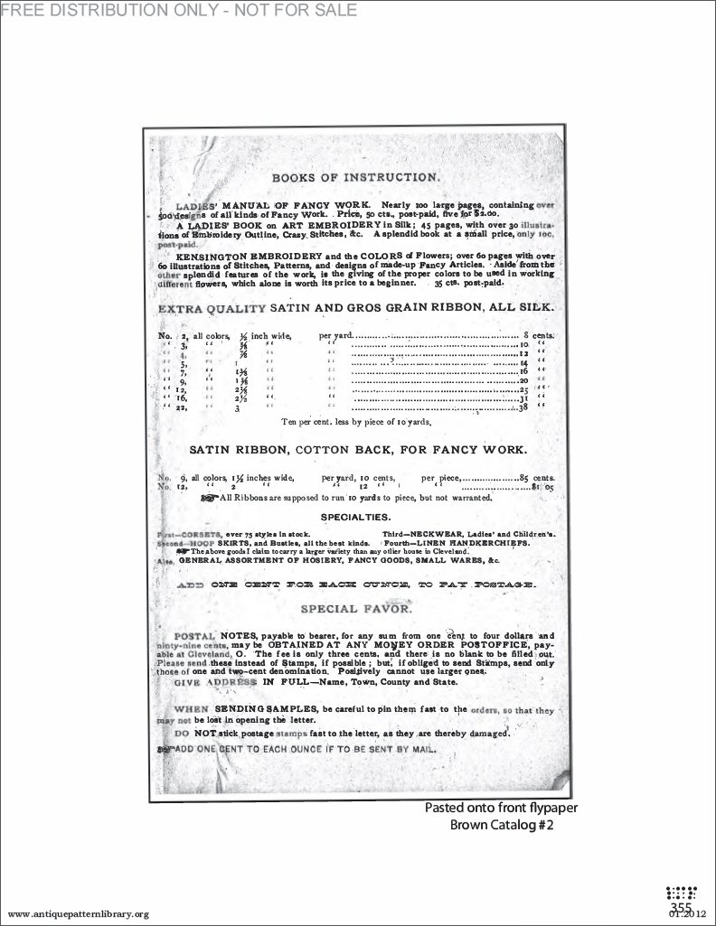 B-LP001 Briggs & Co.´s Patent Transferring Papers