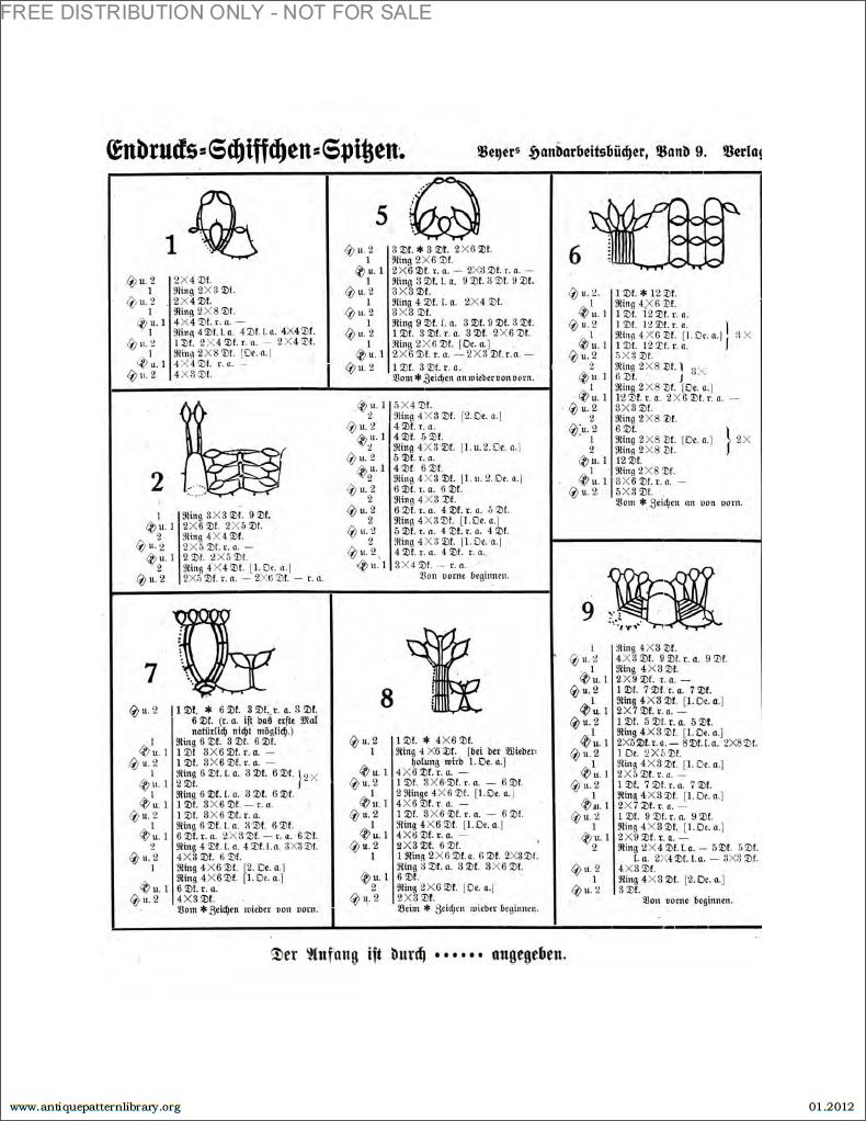 Die Schiffchen-Spitzen