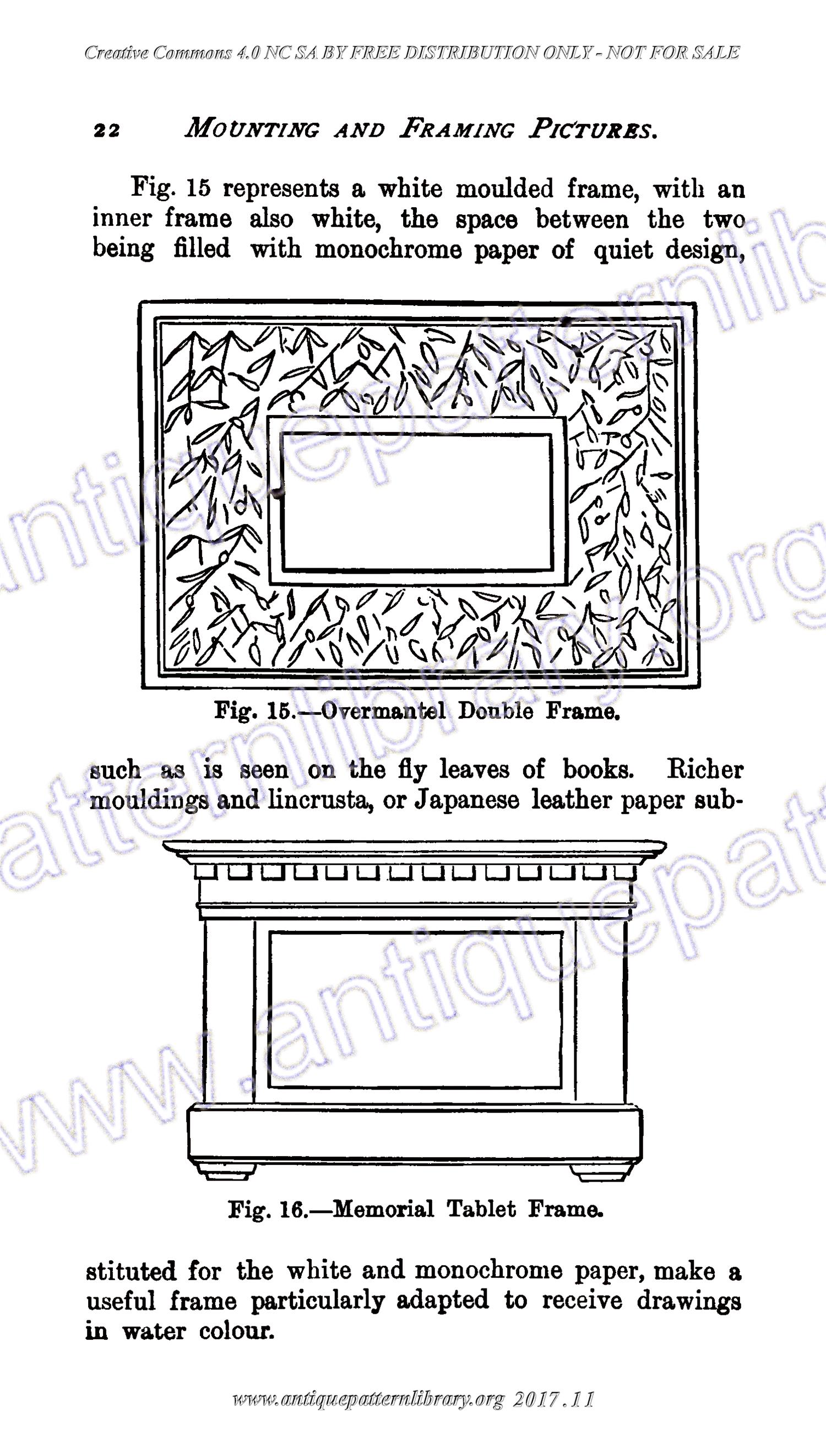 B-SW032 Mounting and Framing Pictures