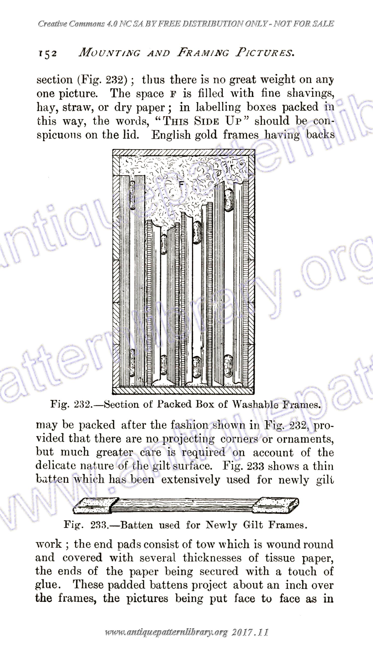 B-SW032 Mounting and Framing Pictures