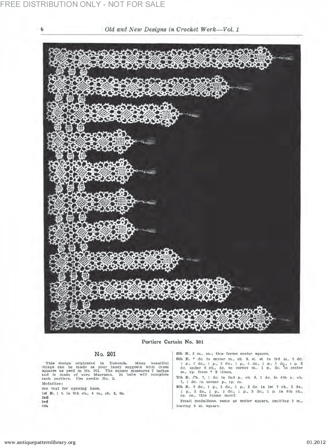 B-SW070 Old and New Designs in Crochet Work, 