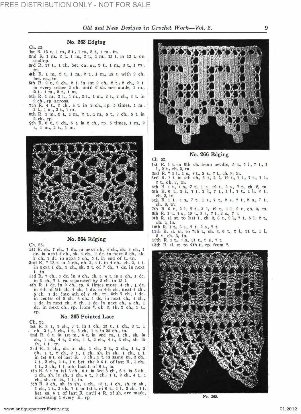 B-SW071 Old and New Designs in Crochet Work