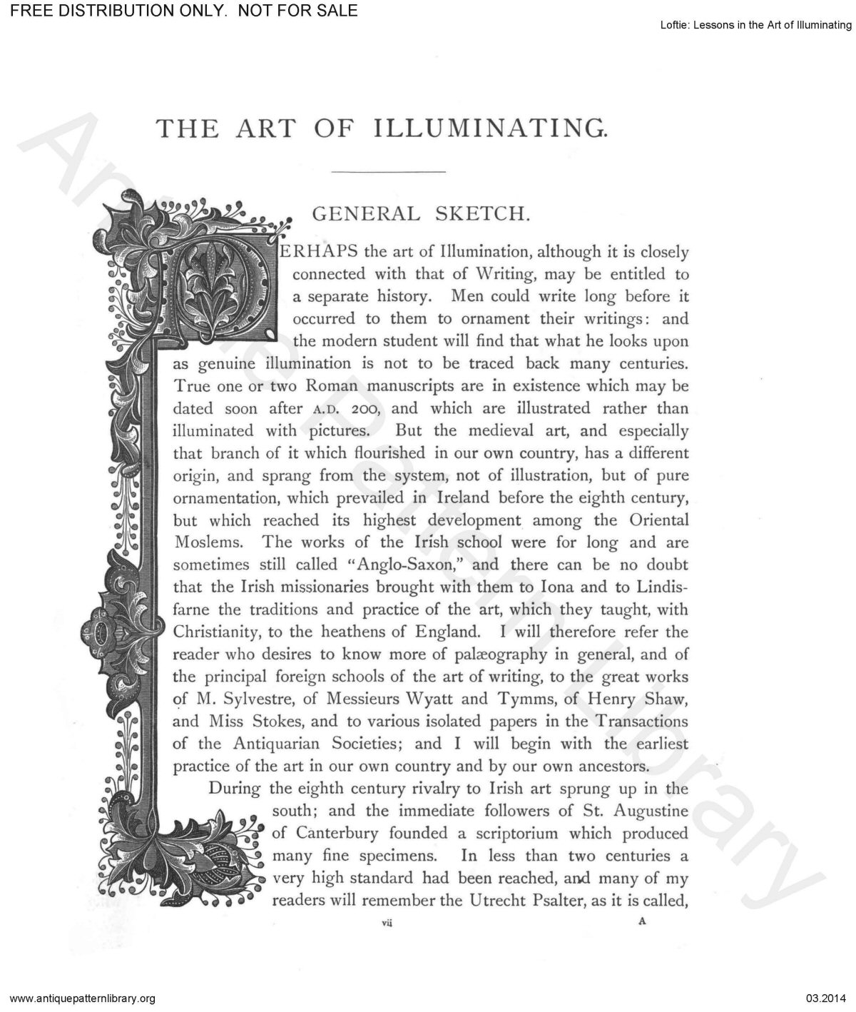 B-TT007 Lessons in the Art of Illuminating