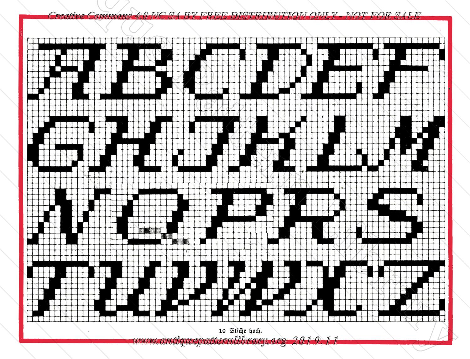 B-YS039 Moderne Alphabete fur Kreuzstich
