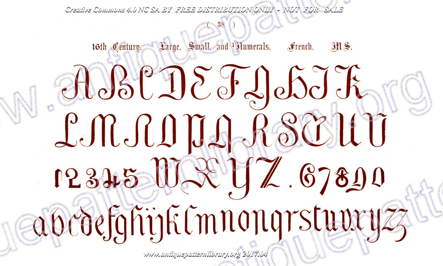 B-YS046 The Book of Ornamental Alphabets