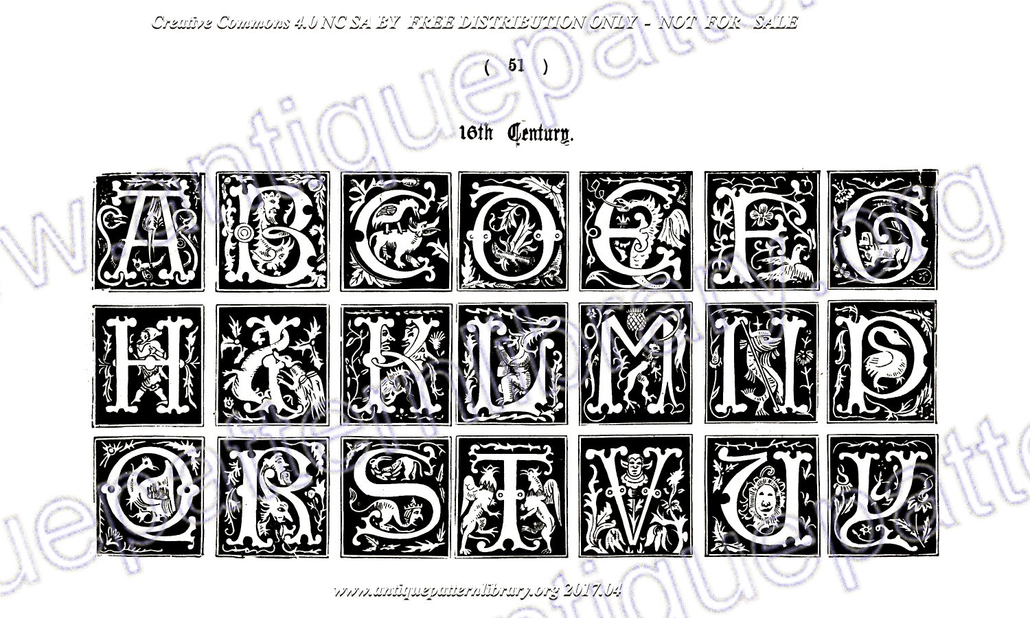 B-YS046 The Book of Ornamental Alphabets