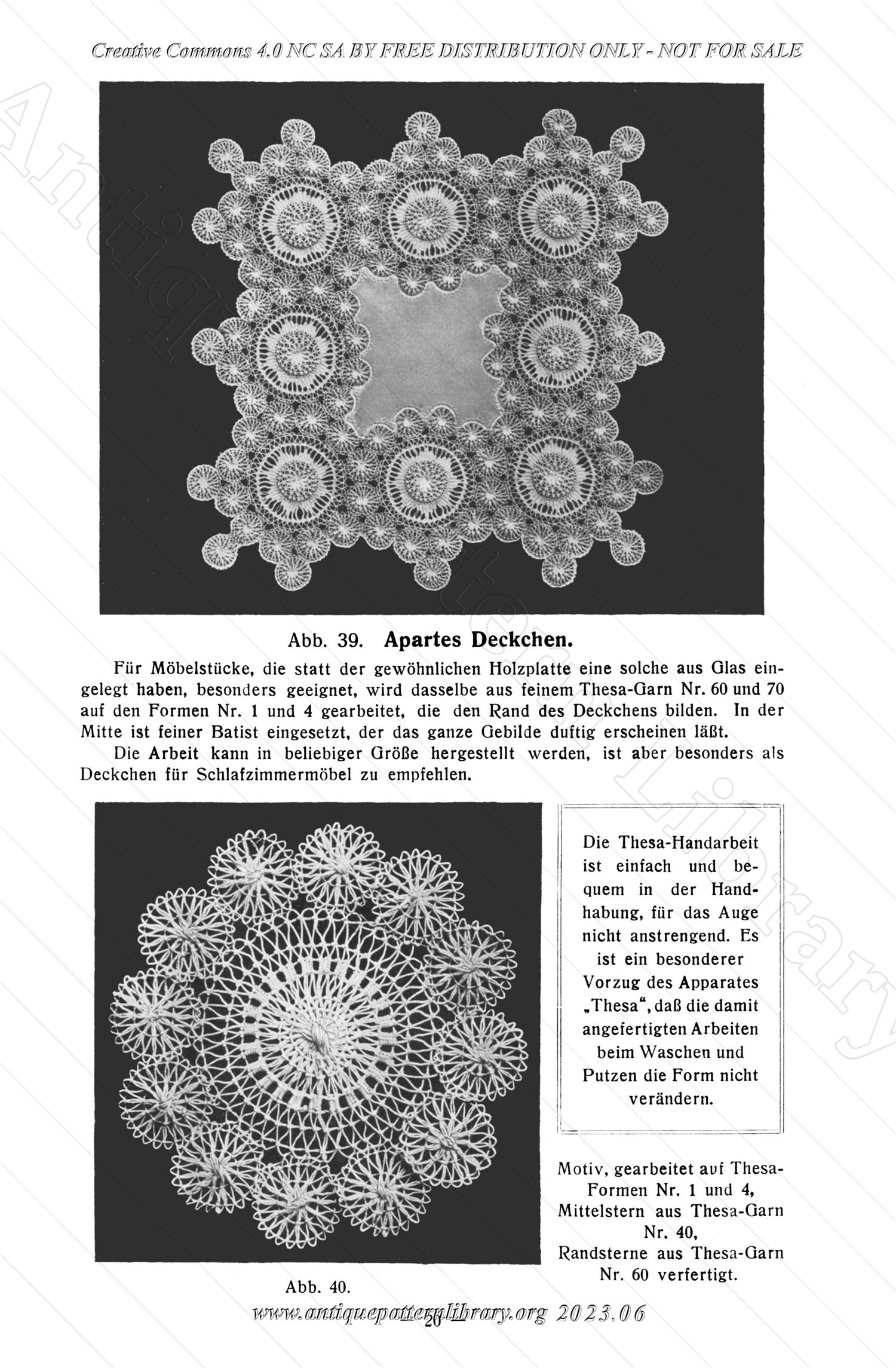 B-YS089 Thesa Handarbeitenbuch