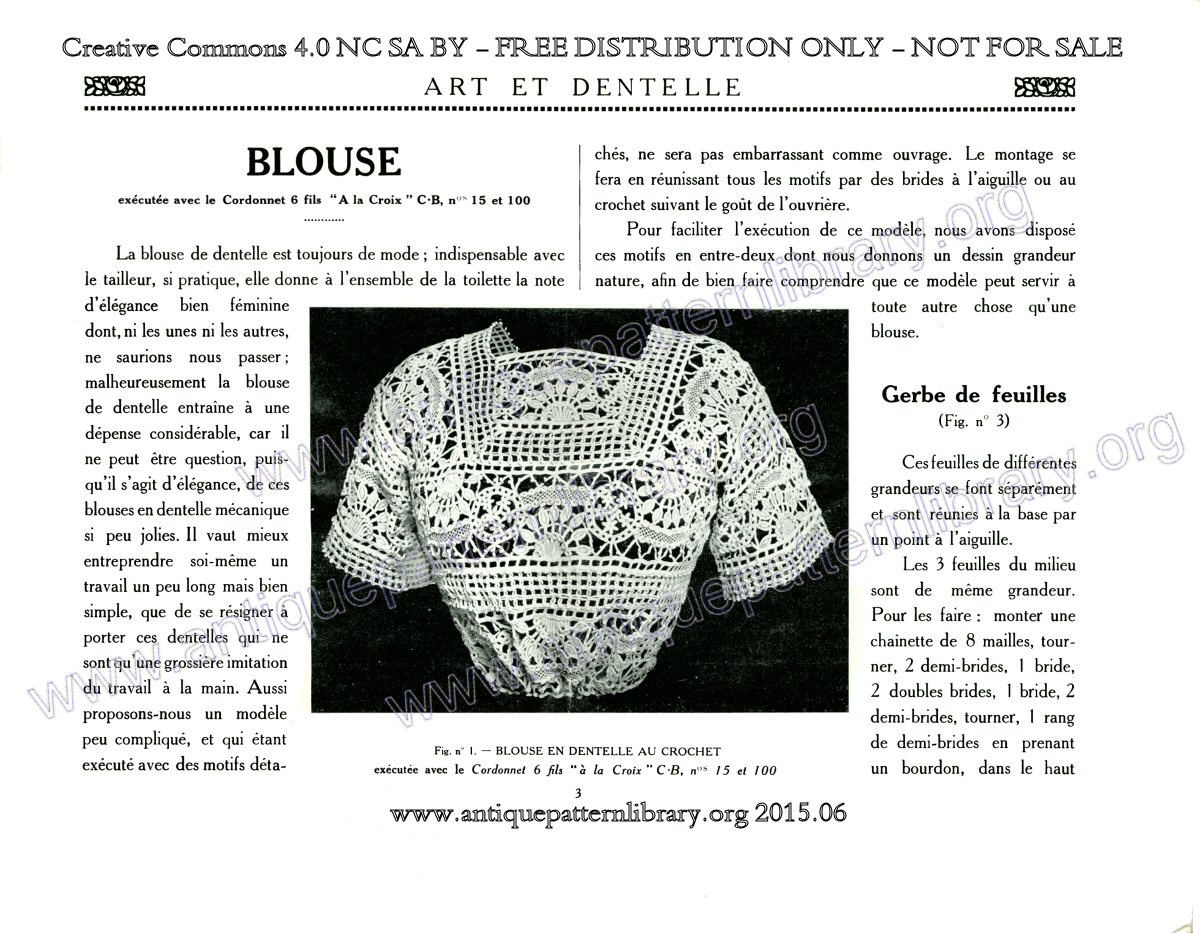 B-YS095 Le Crochet Artistique