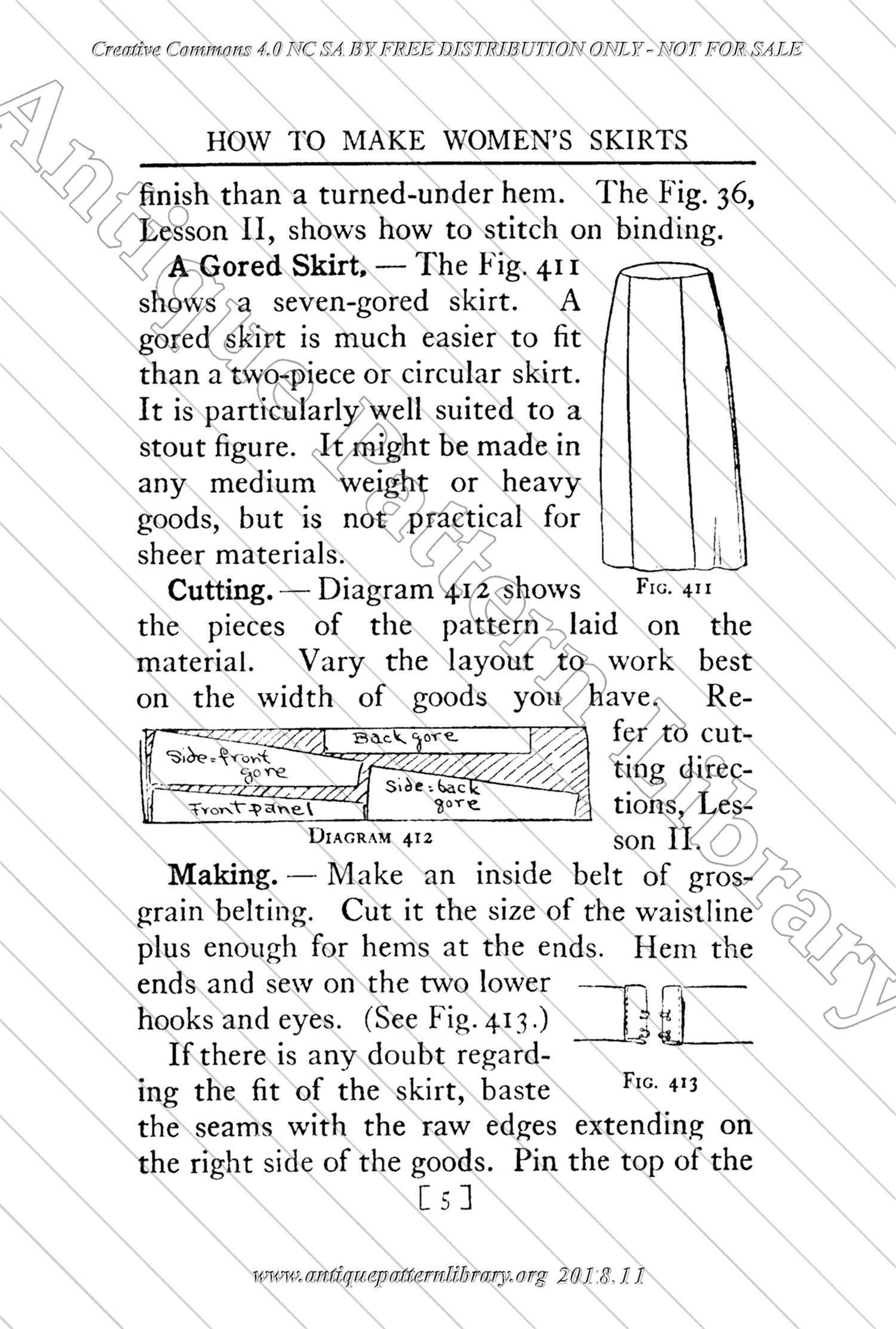 B-YS104 Complete Course in Dressmaking in Twelve Lessons:
