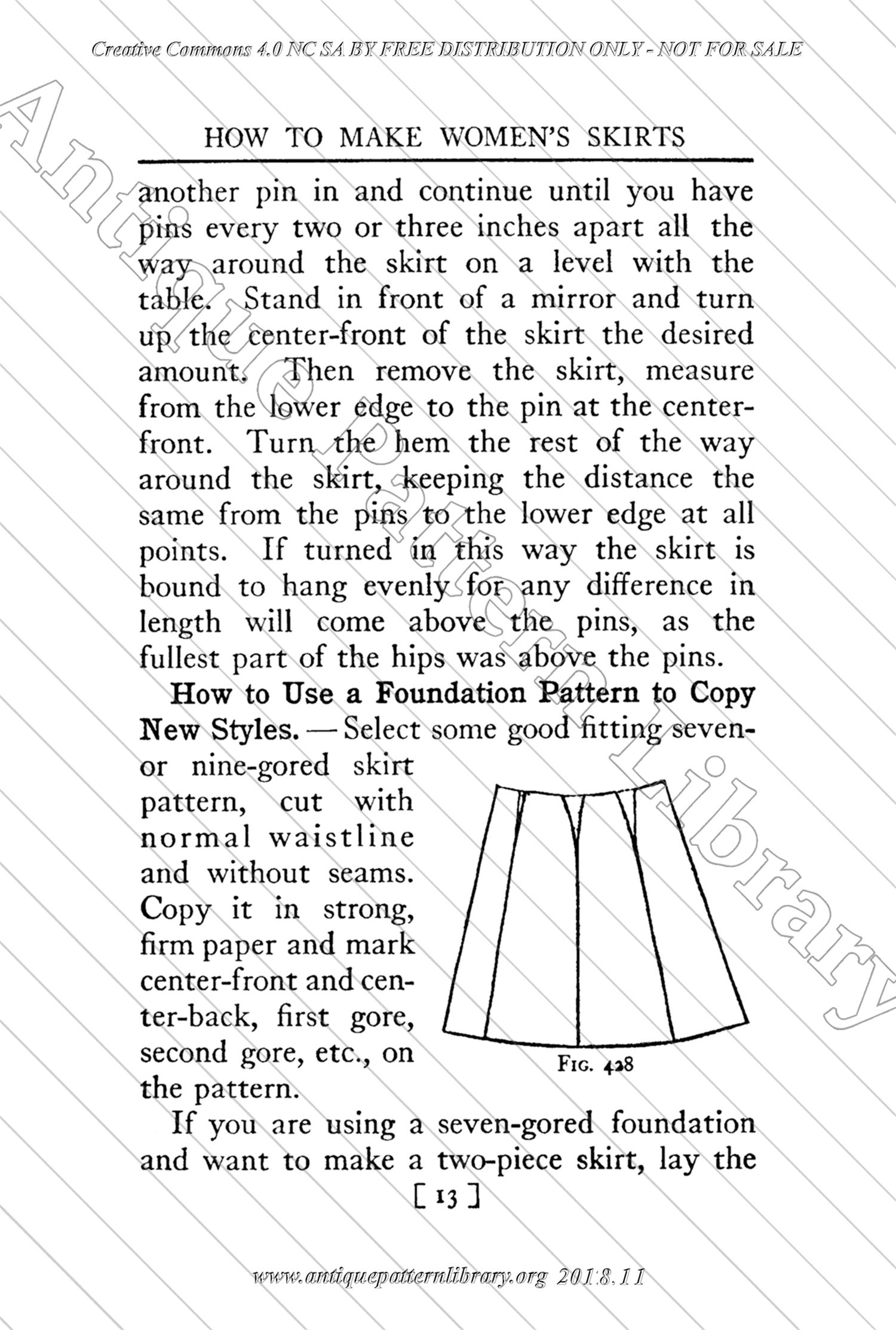 B-YS104 Complete Course in Dressmaking in Twelve Lessons: