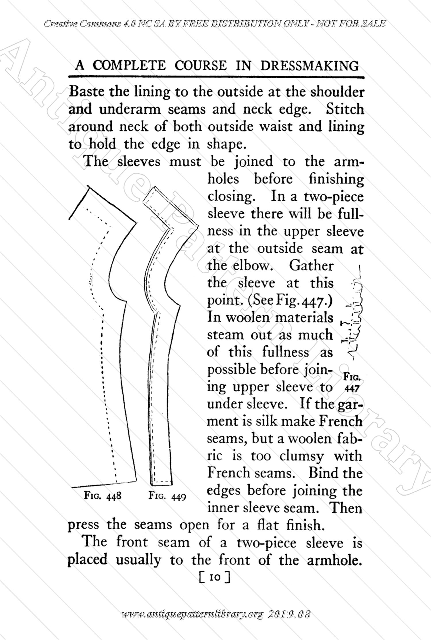 B-YS105 Complete Course in Dressmaking in Twelve Lessons: