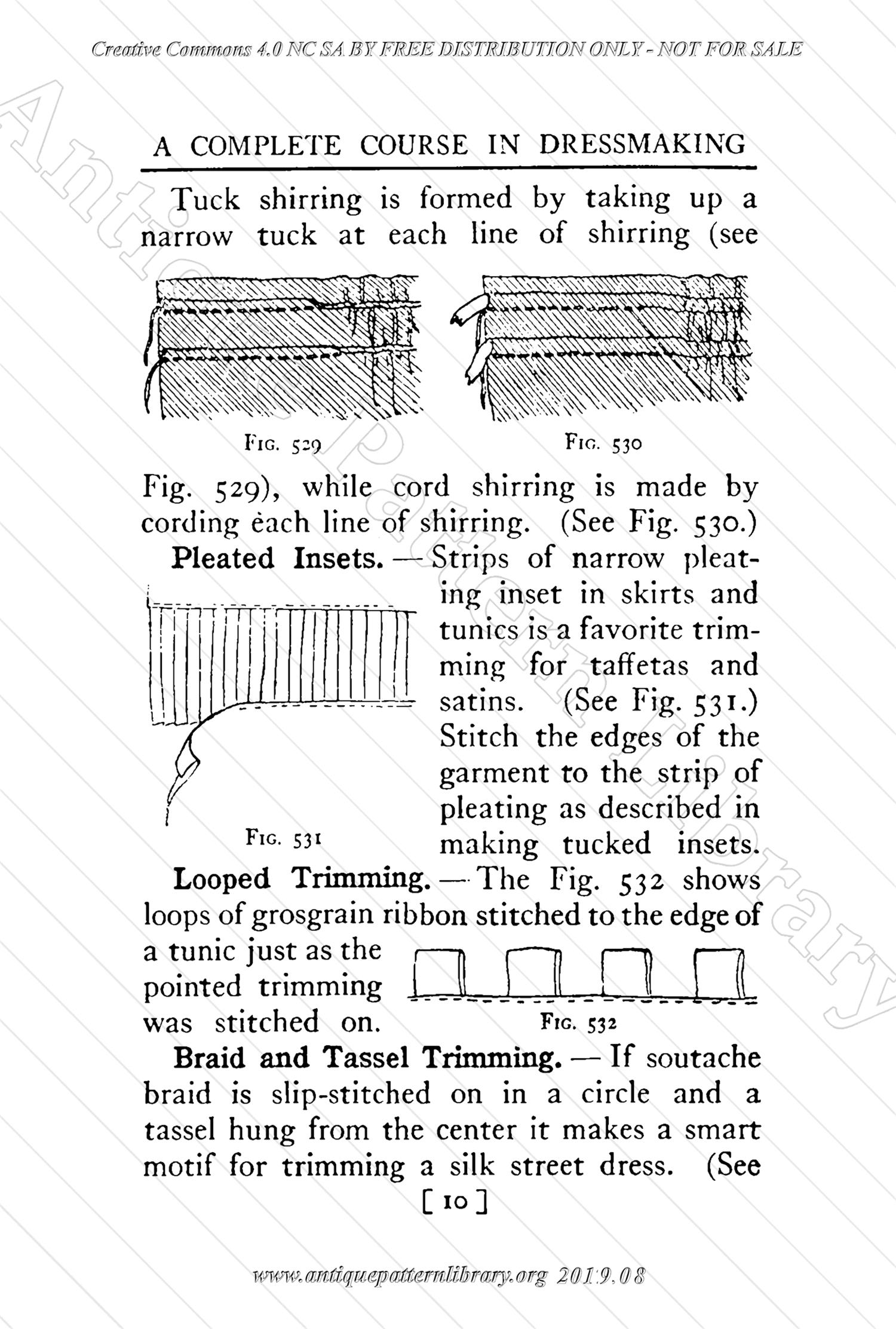 B-YS106 Complete Course in Dressmaking in Twelve Lessons: