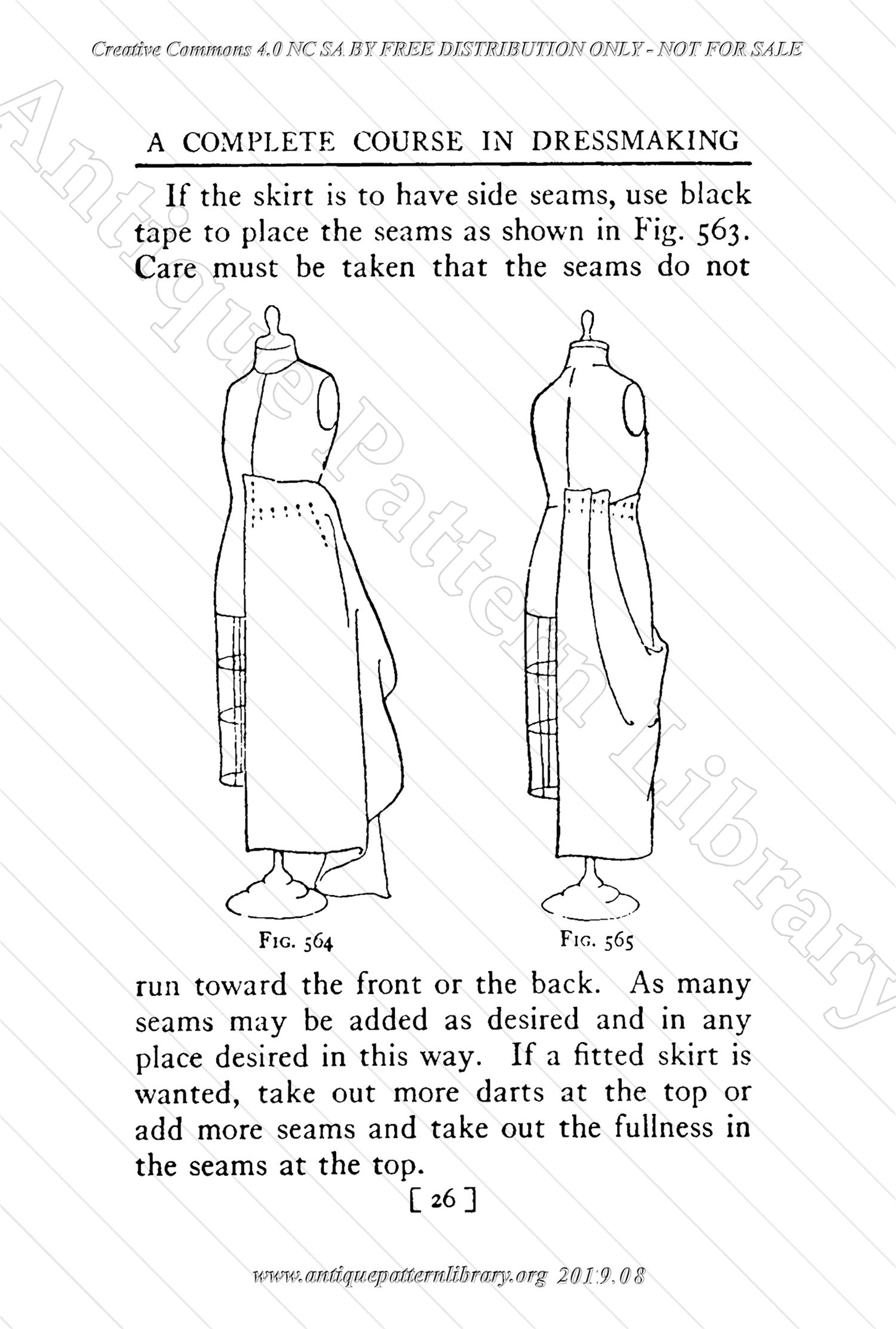 B-YS106 Complete Course in Dressmaking in Twelve Lessons: