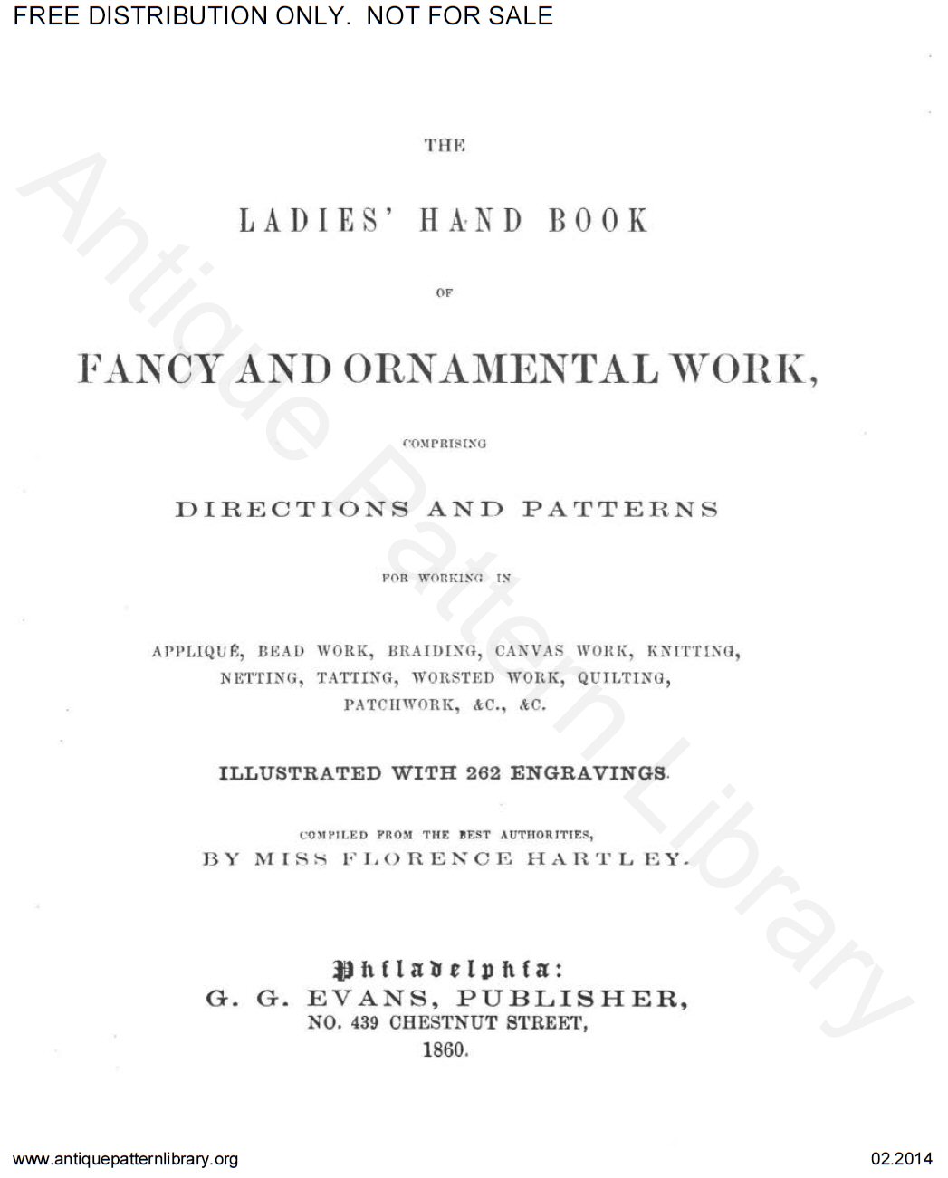 C-HW001 Ladies' Hand Book of Fancy and Ornamental Work