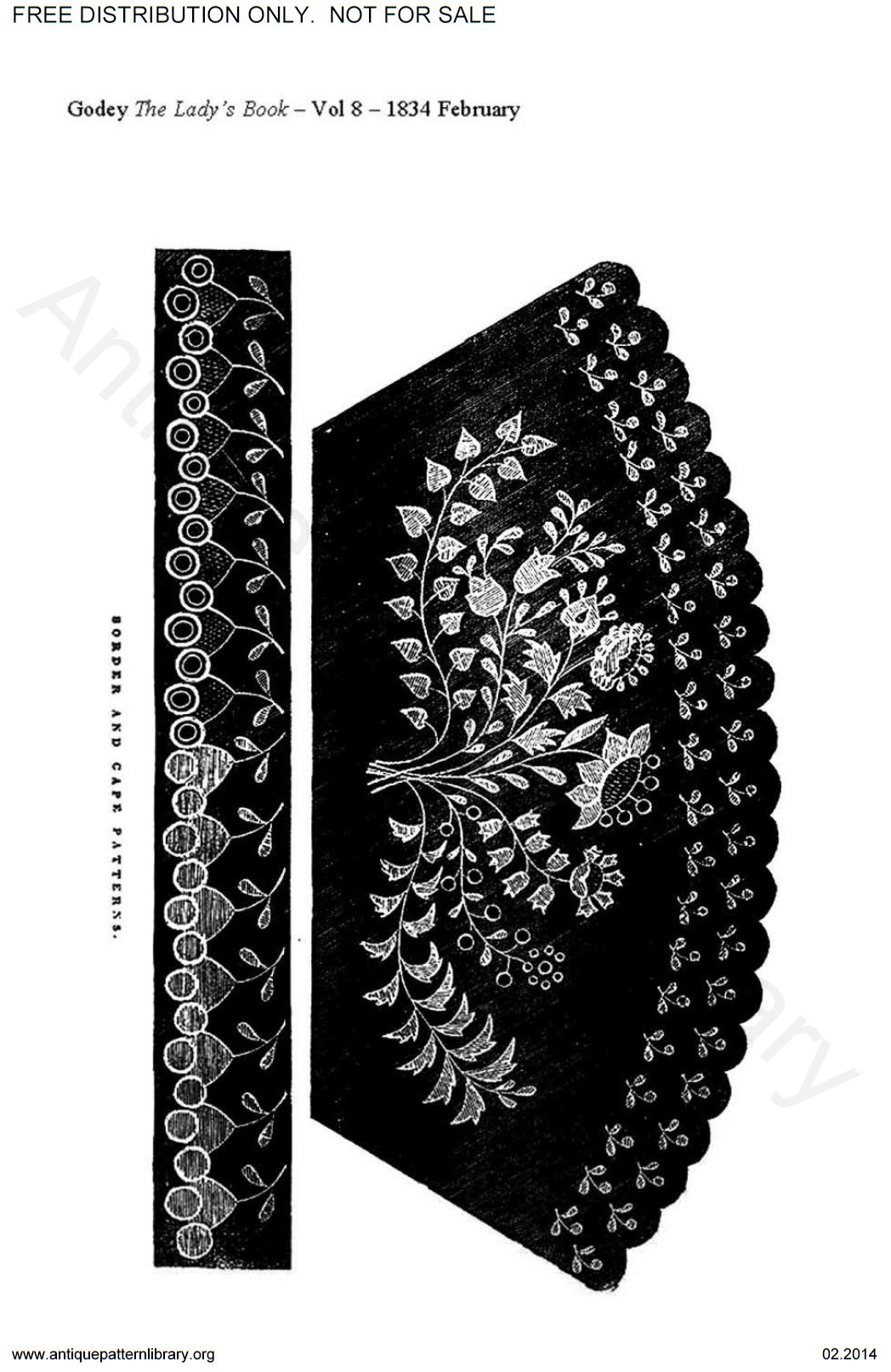 C-HW002 Godey's needlework patterns 
