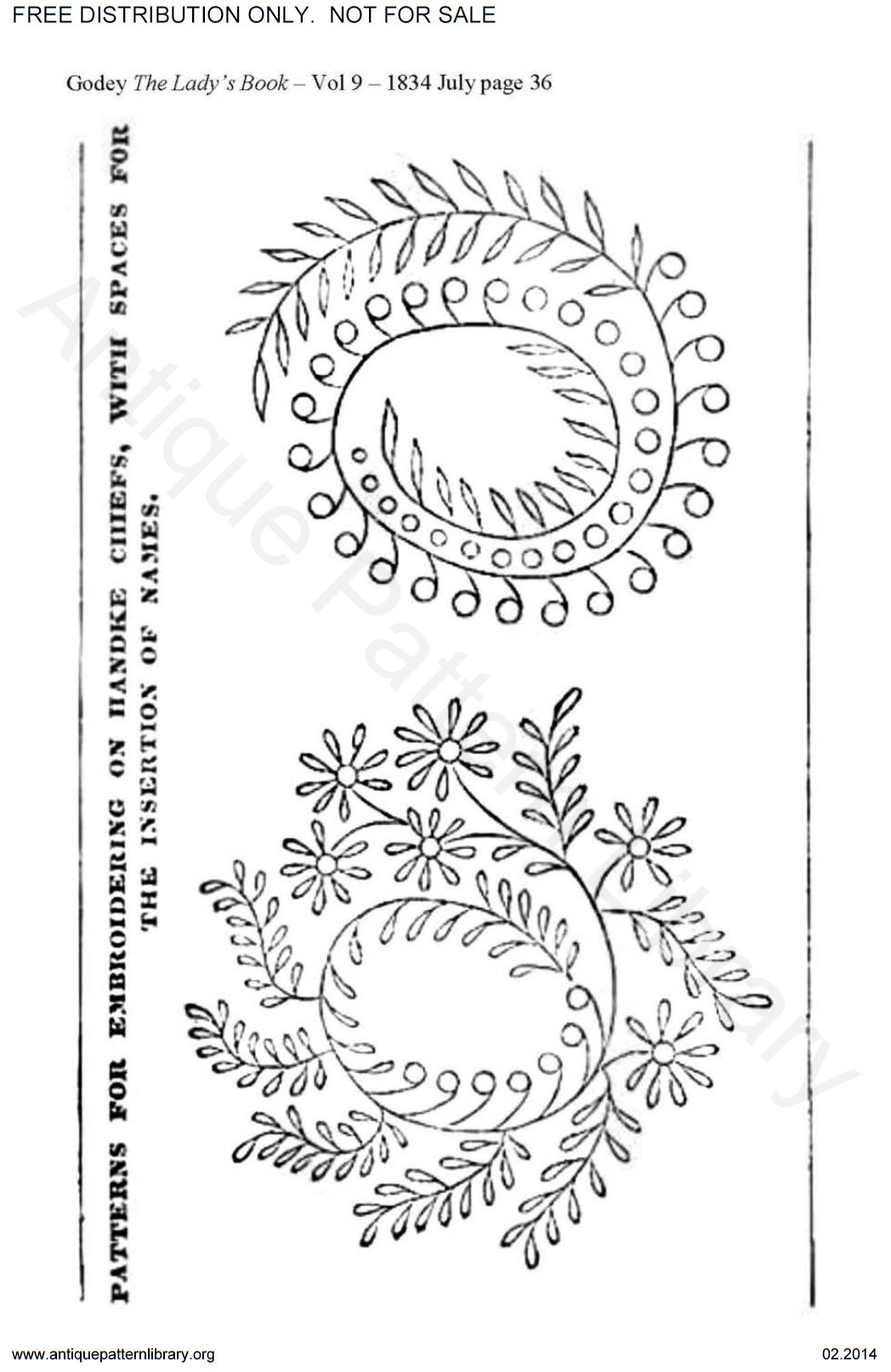 C-HW002 Godey's needlework patterns 