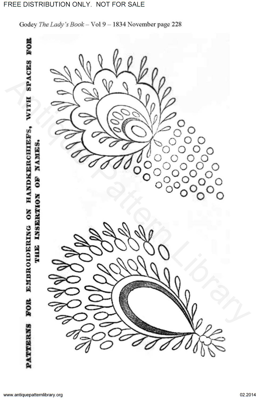 C-HW002 Godey's needlework patterns 