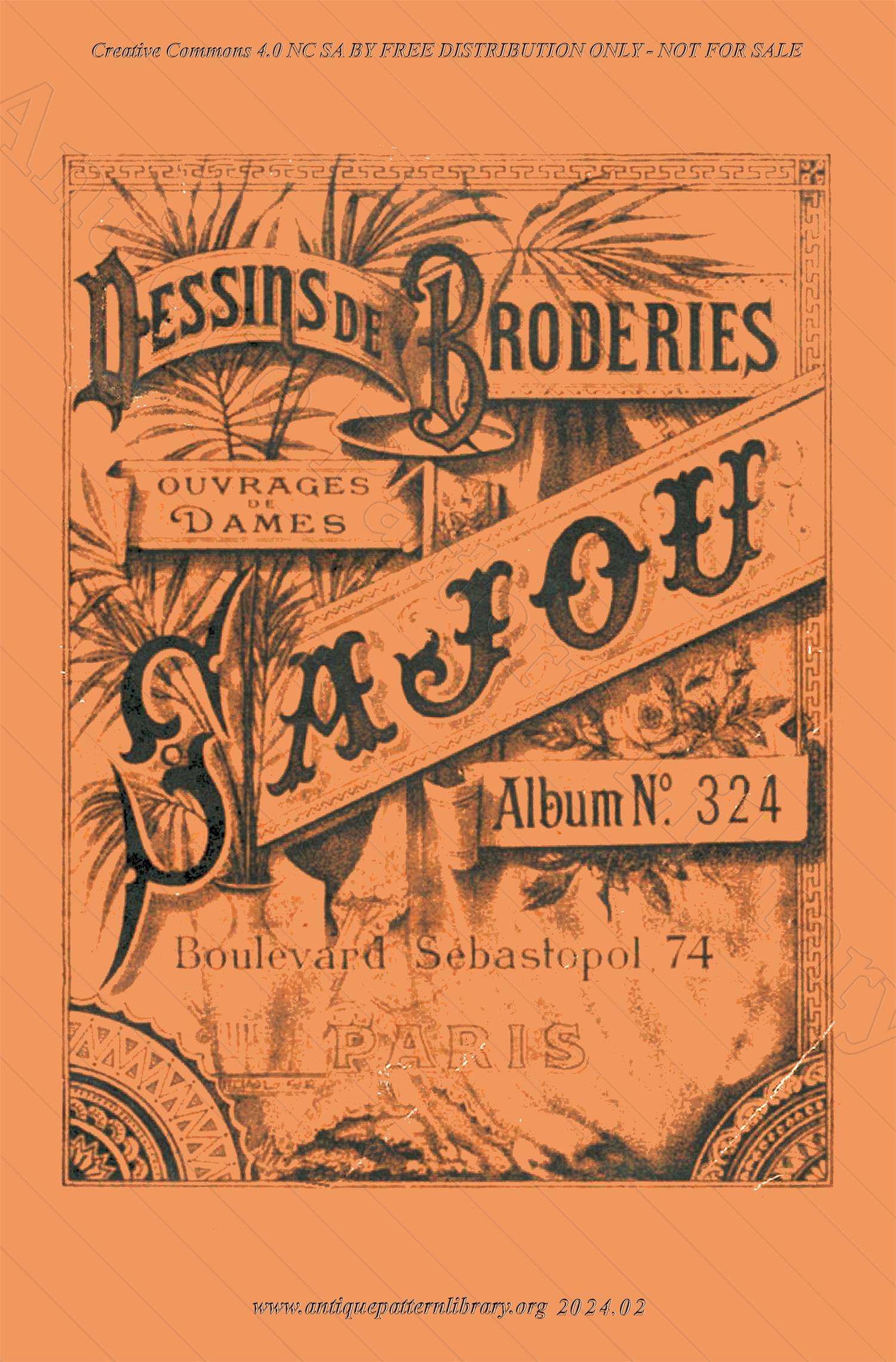 C-PR007 Dessins de Broderies