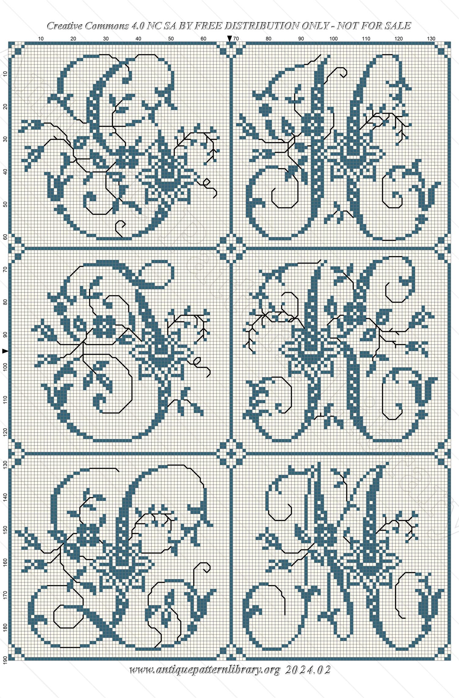 C-PR007 Dessins de Broderies
