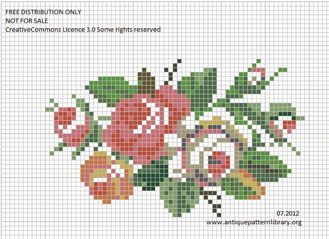 Ten small embroidery patterns