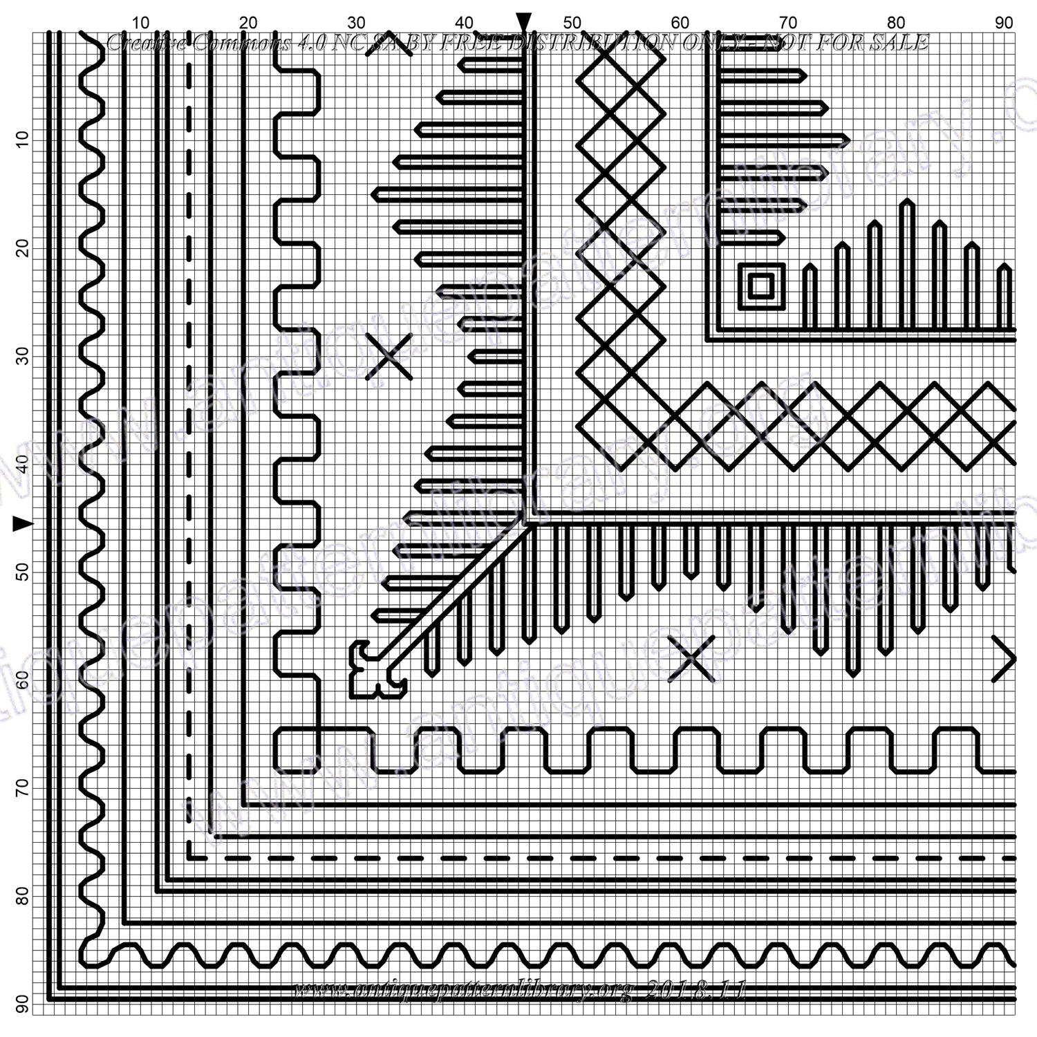 C-SW031 Patterns for Embroidering on Java Canvas
